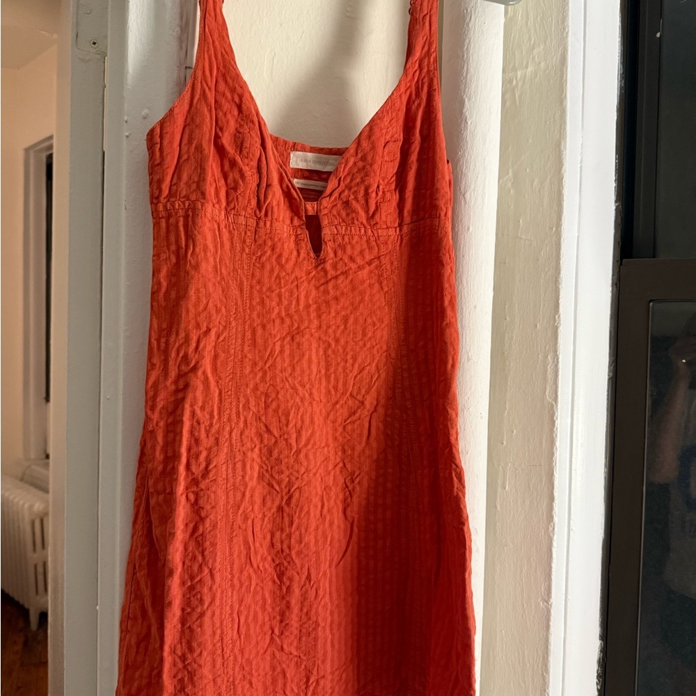 Urban Outfitters Vibrant Orange Mini Dress